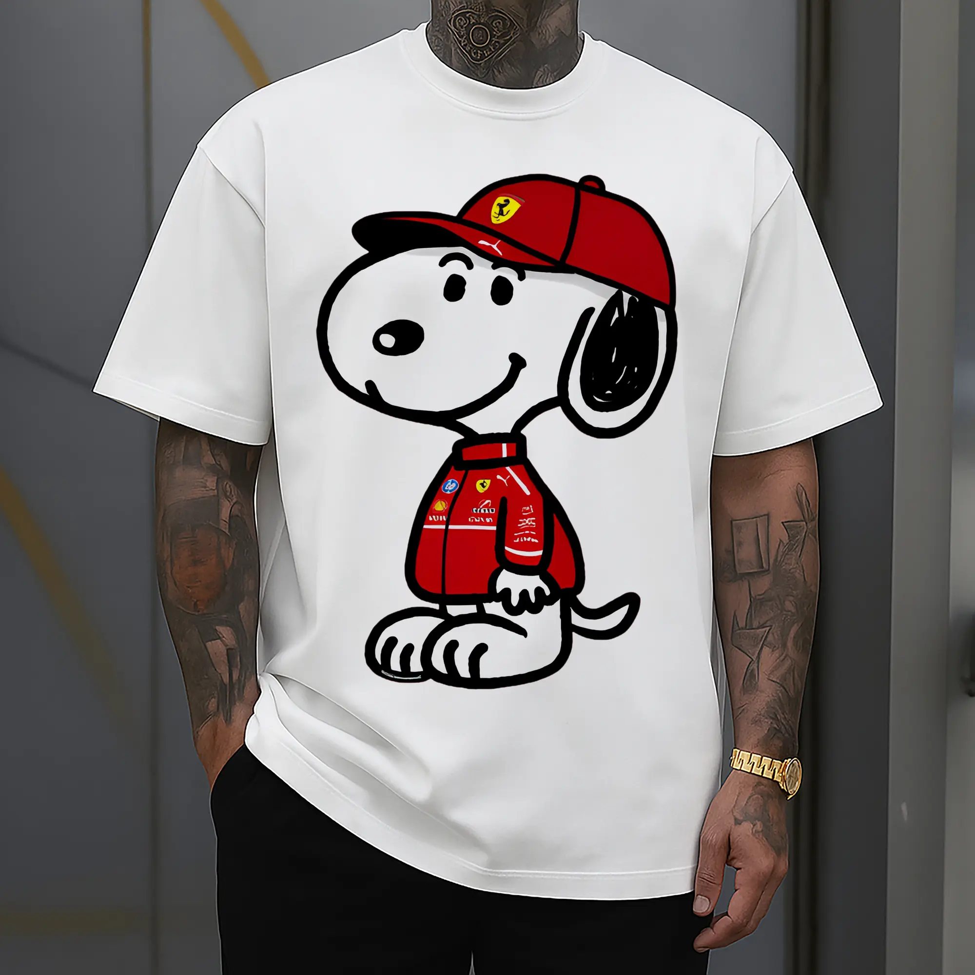 Snoopy Ferrari F1 Team DIY