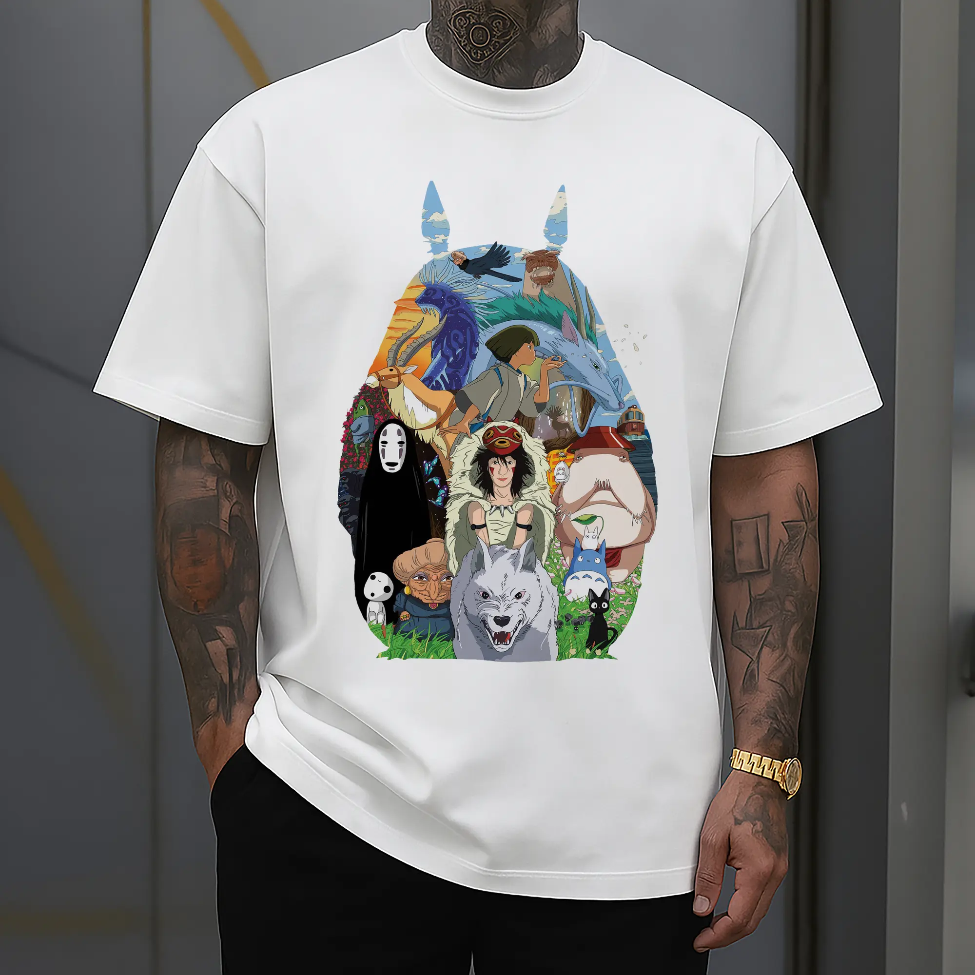 Studio Ghibli Classic Characters Totoro Silhouette DIY