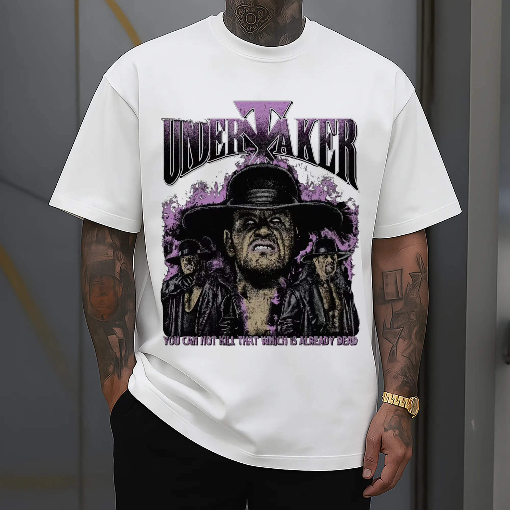 “The Undertaker WWE Hardcore Wrestling” DIY Shirt