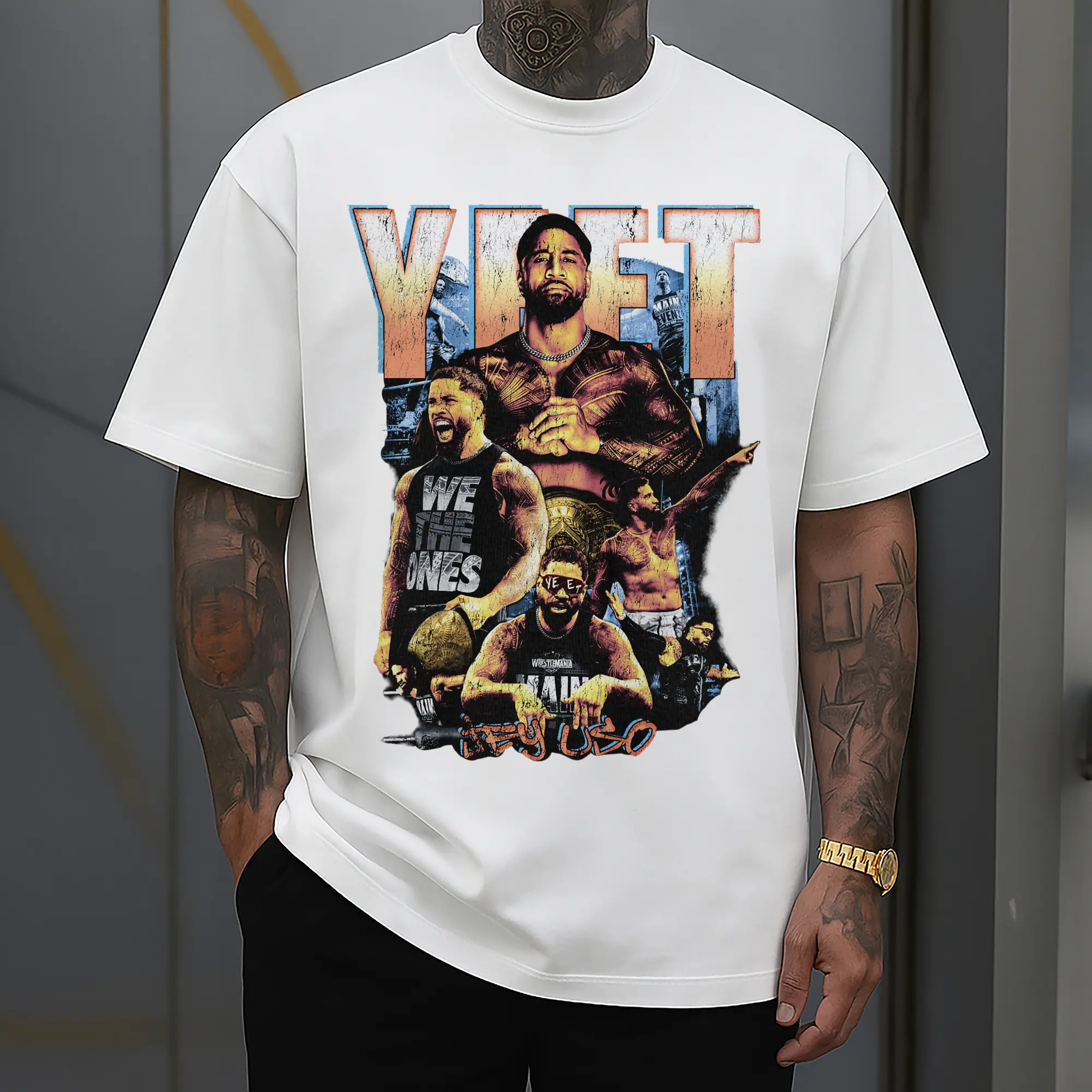 “Jey Uso WWE WE THE ONES Street Wrestling” DIY Shirt