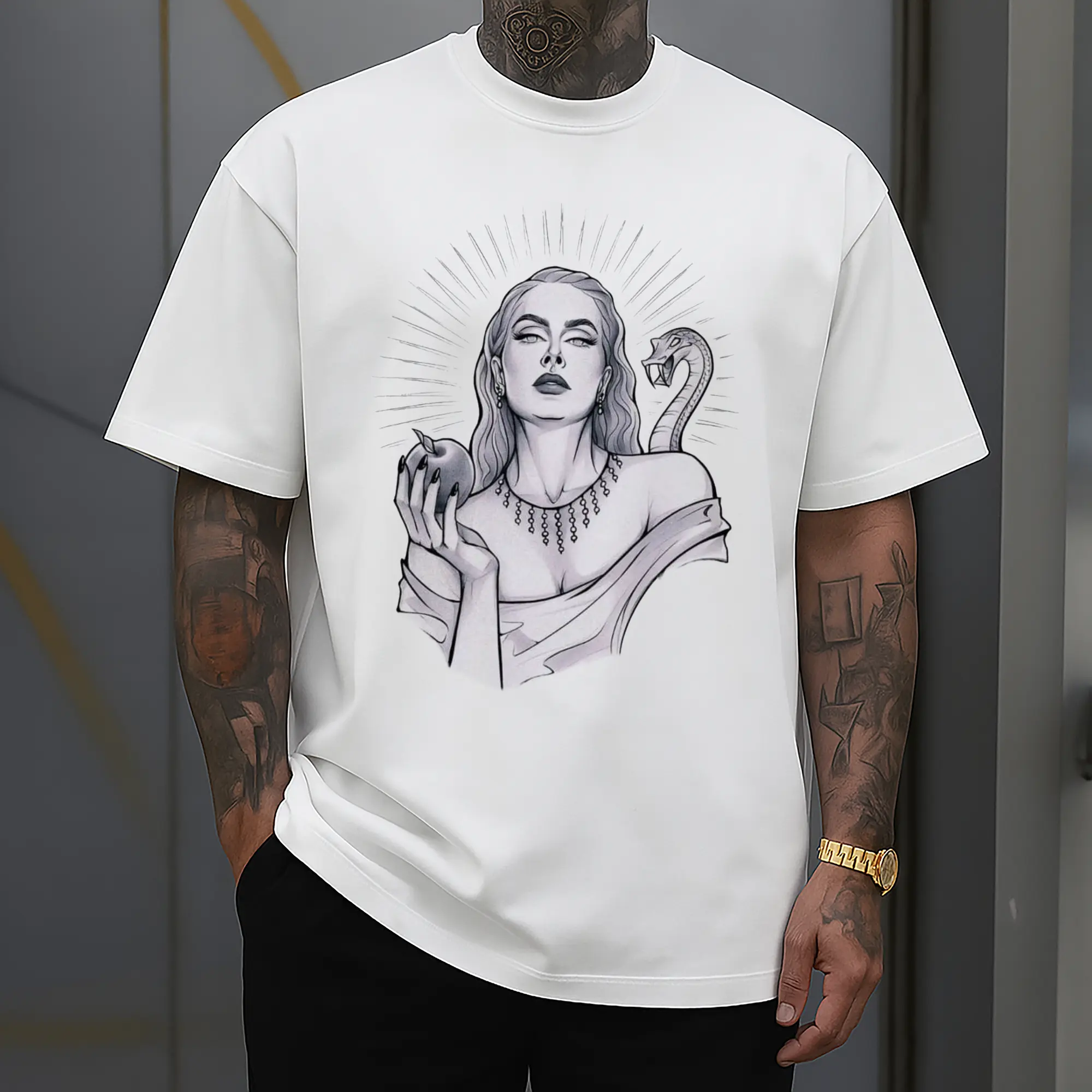 Adele Dark Art Snake & Apple Gothic DIY