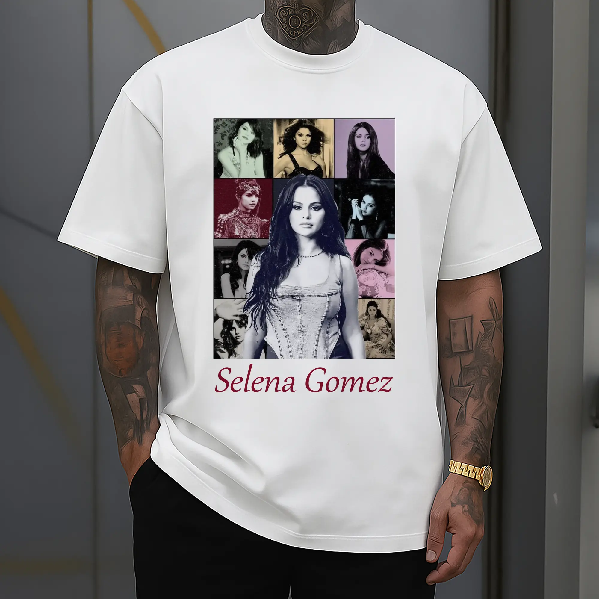 Selena Gomez Retro Collage DIY