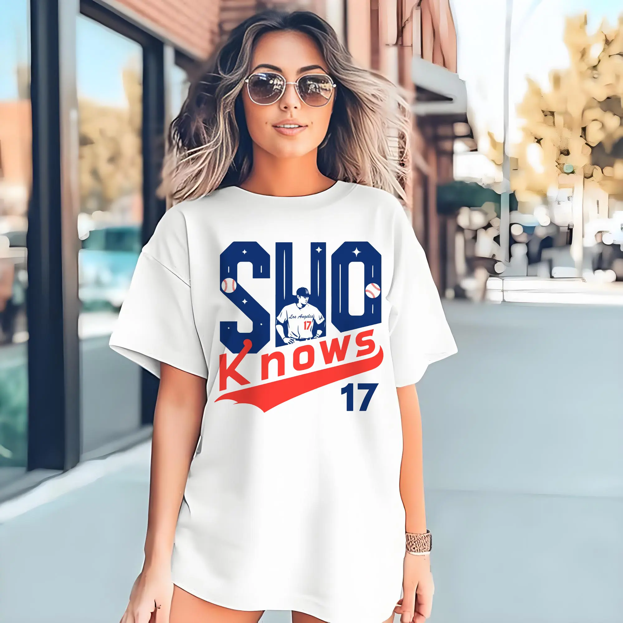 Shohei Ohtani “SUO KNOWS” Los Angeles Dodgers DIY Shirt