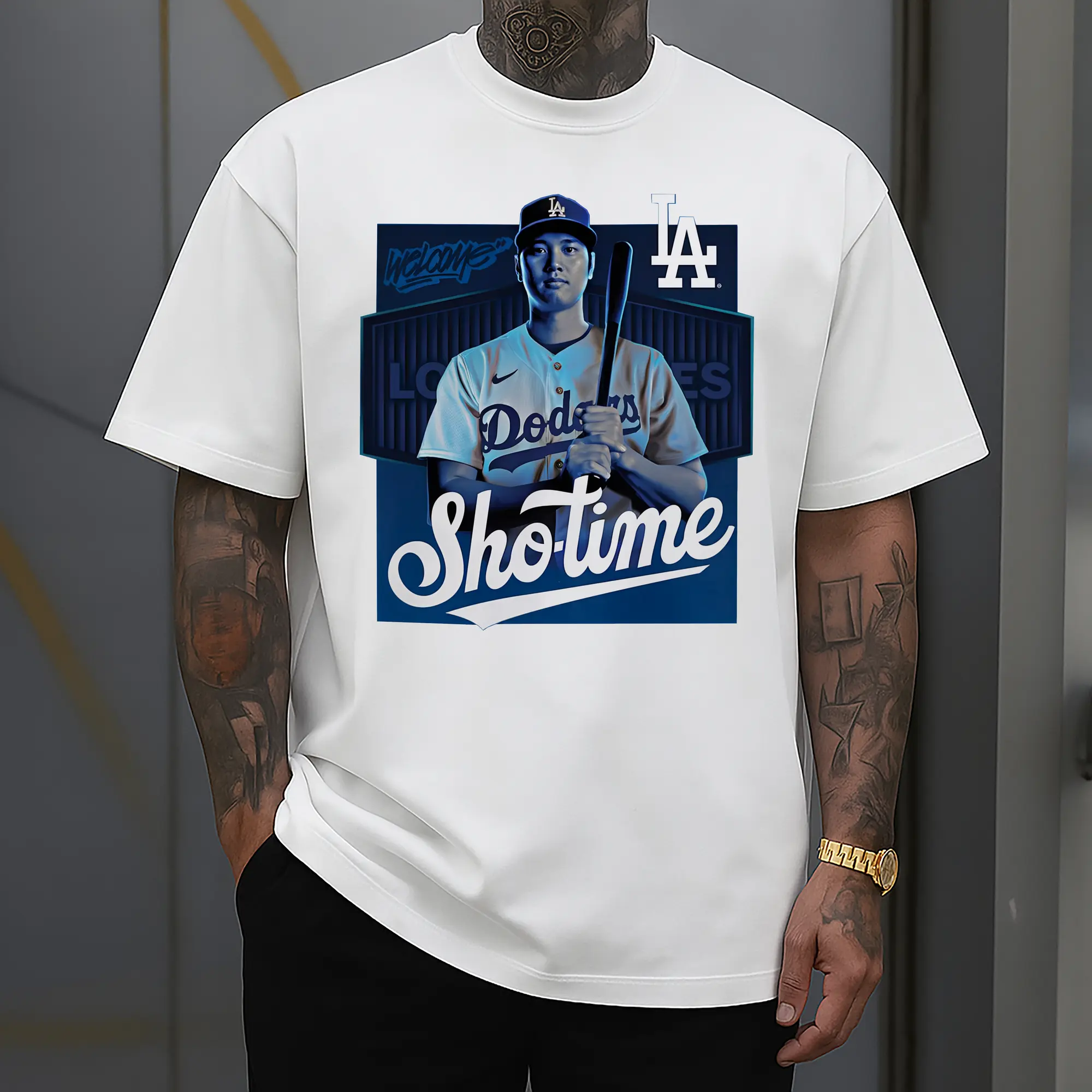Shohei Ohtani “Sho-time” LA Dodgers DIY Shirt