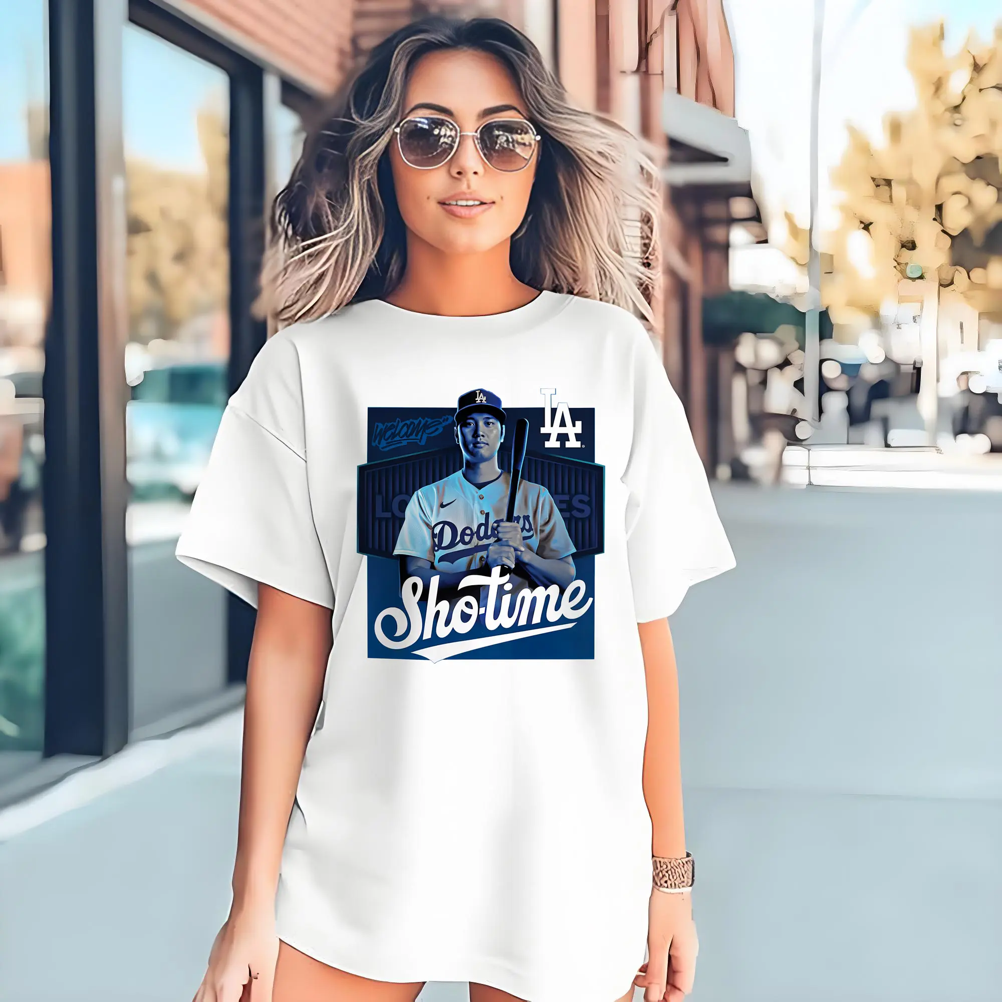 Shohei Ohtani “Sho-time” LA Dodgers DIY Shirt
