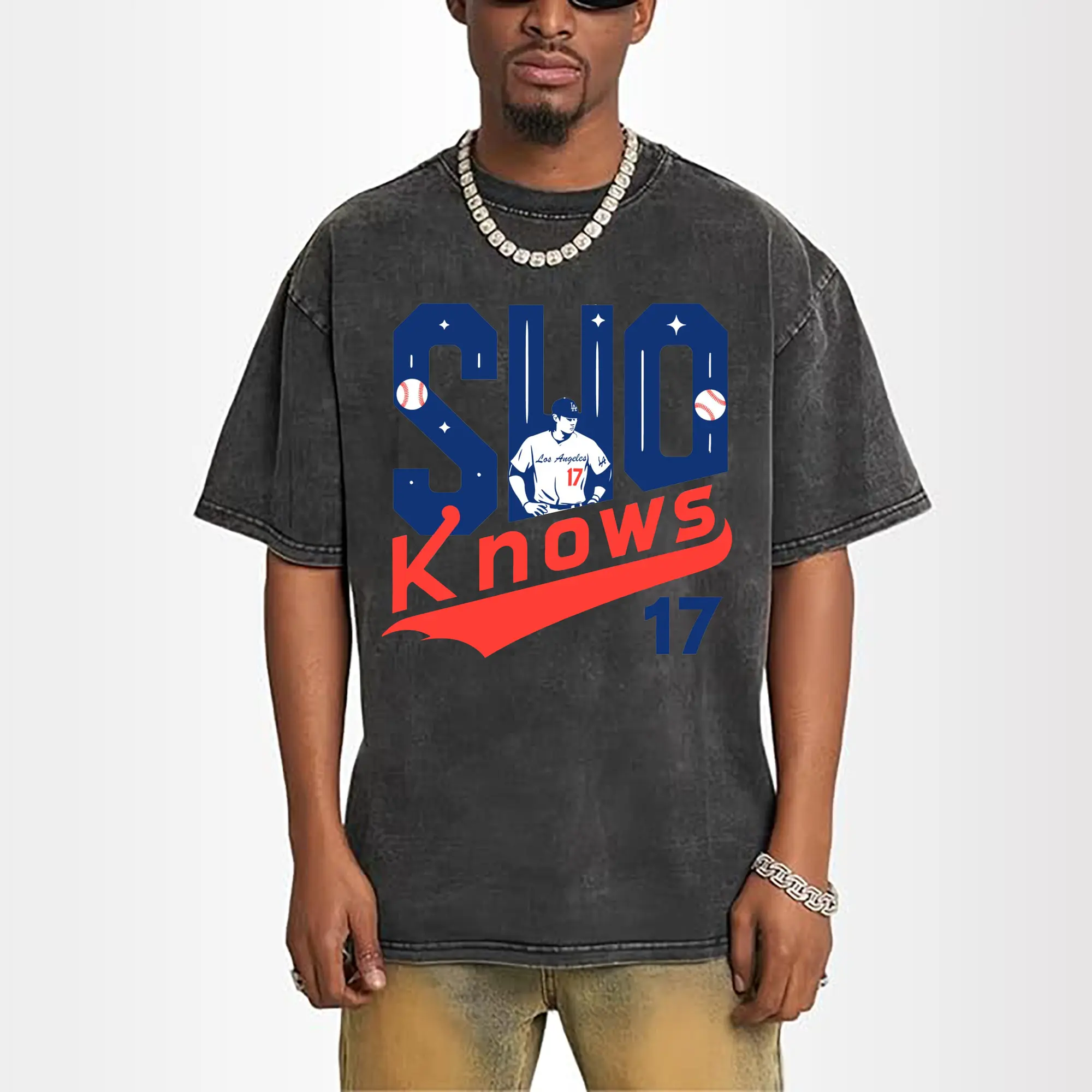 Shohei Ohtani “SUO KNOWS” Los Angeles Dodgers DIY Shirt