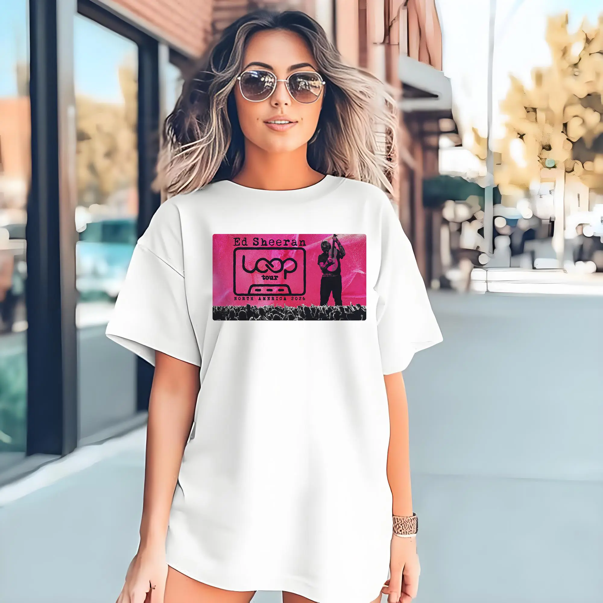 Ed Sheeran Loop Tour 2026 North America DIY Shirt