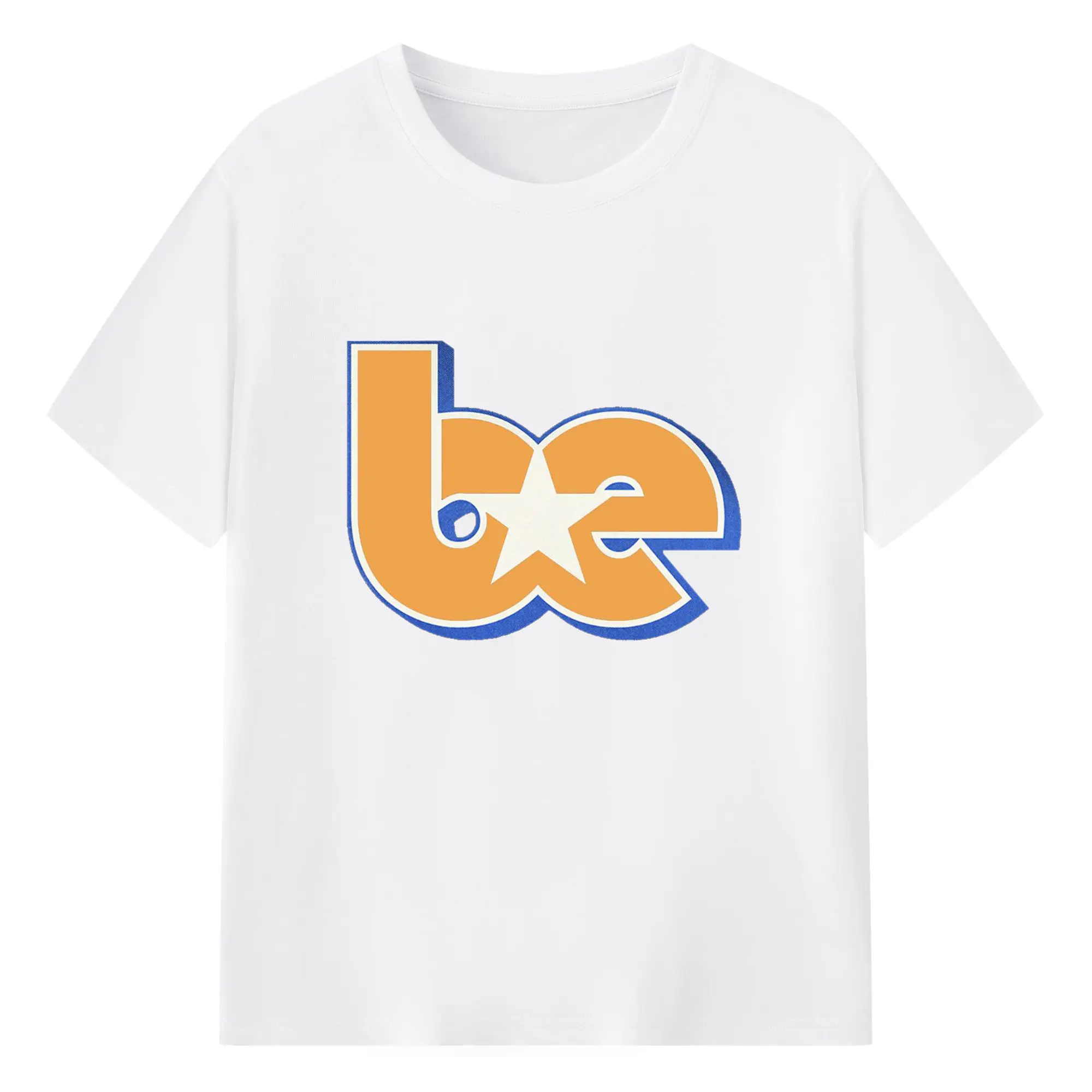 Billie Eilish BE Star DIY New Shirt - 180g Cotton T-Shirt With Front Heat Transfer Print – Soft, Lightweight, Fitted Design – Comfortable Casual Wear For Sports & Everyday Use