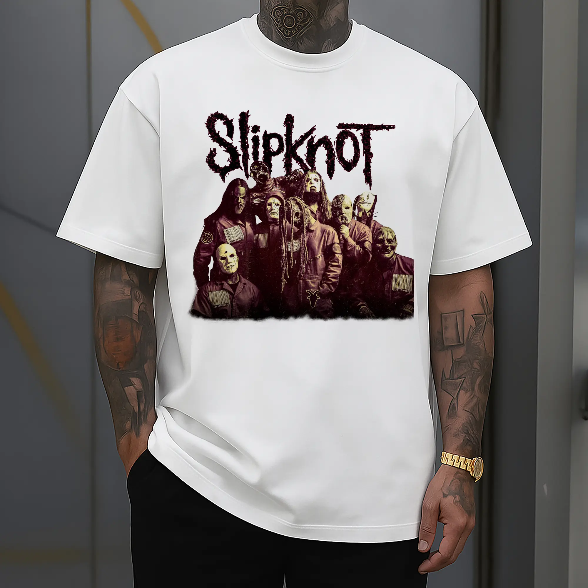Slipknot All Members Iconic Mask Images Shirt