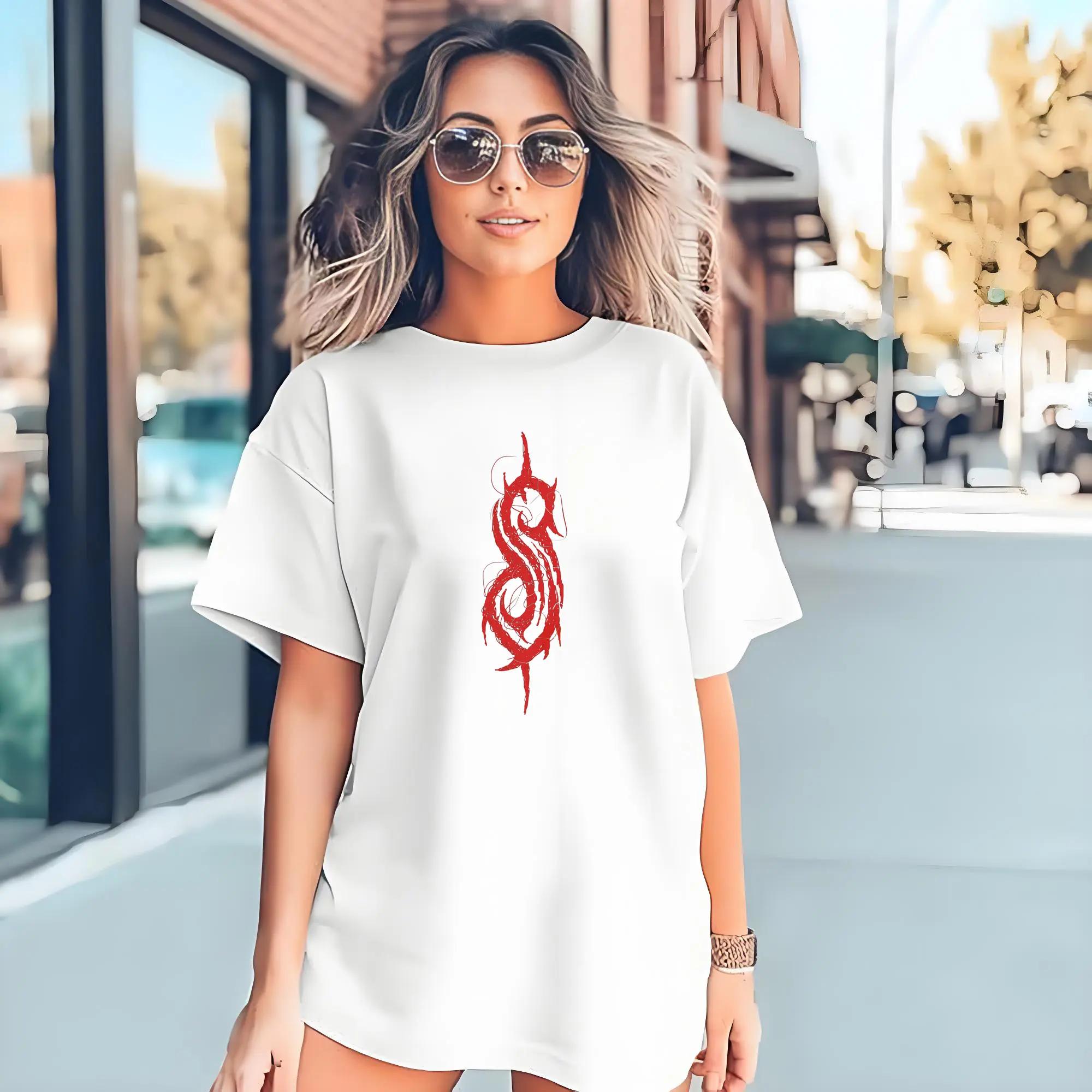 Slipknot Red Logo DIY Shirt