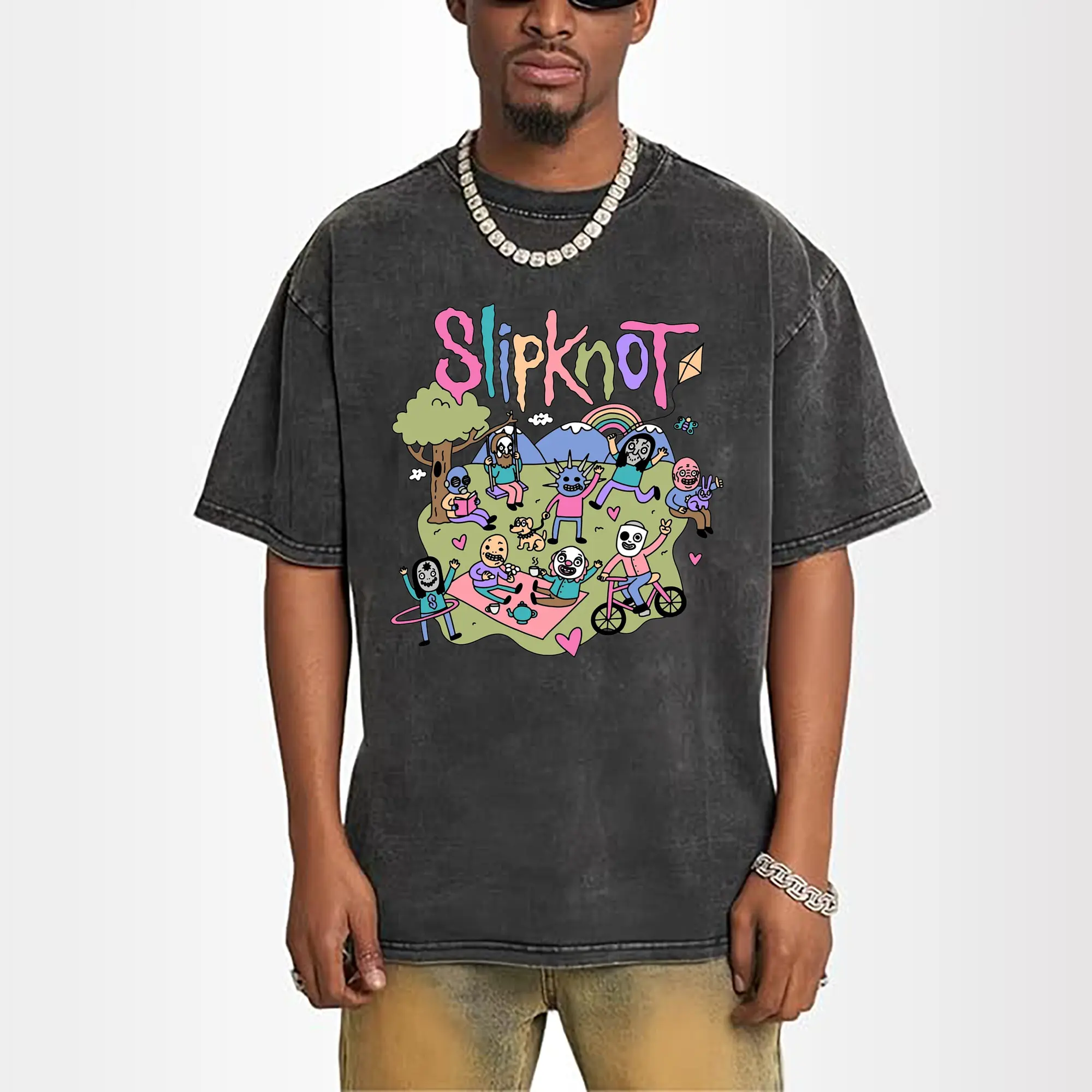 Slipknot Cute Cartoon DIY Shirt