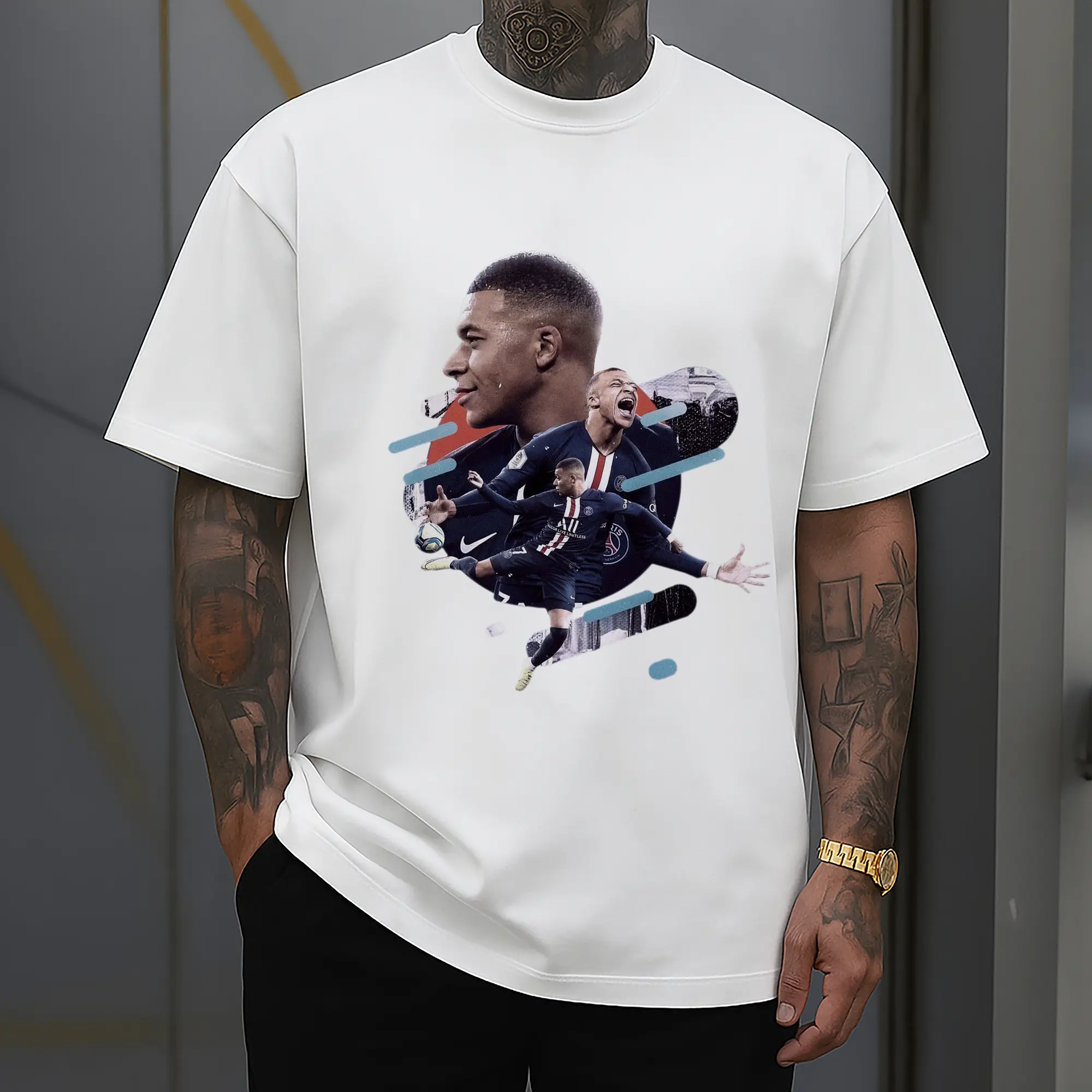 Mbappé Paris Saint-Germain Inspired DIY Shirt