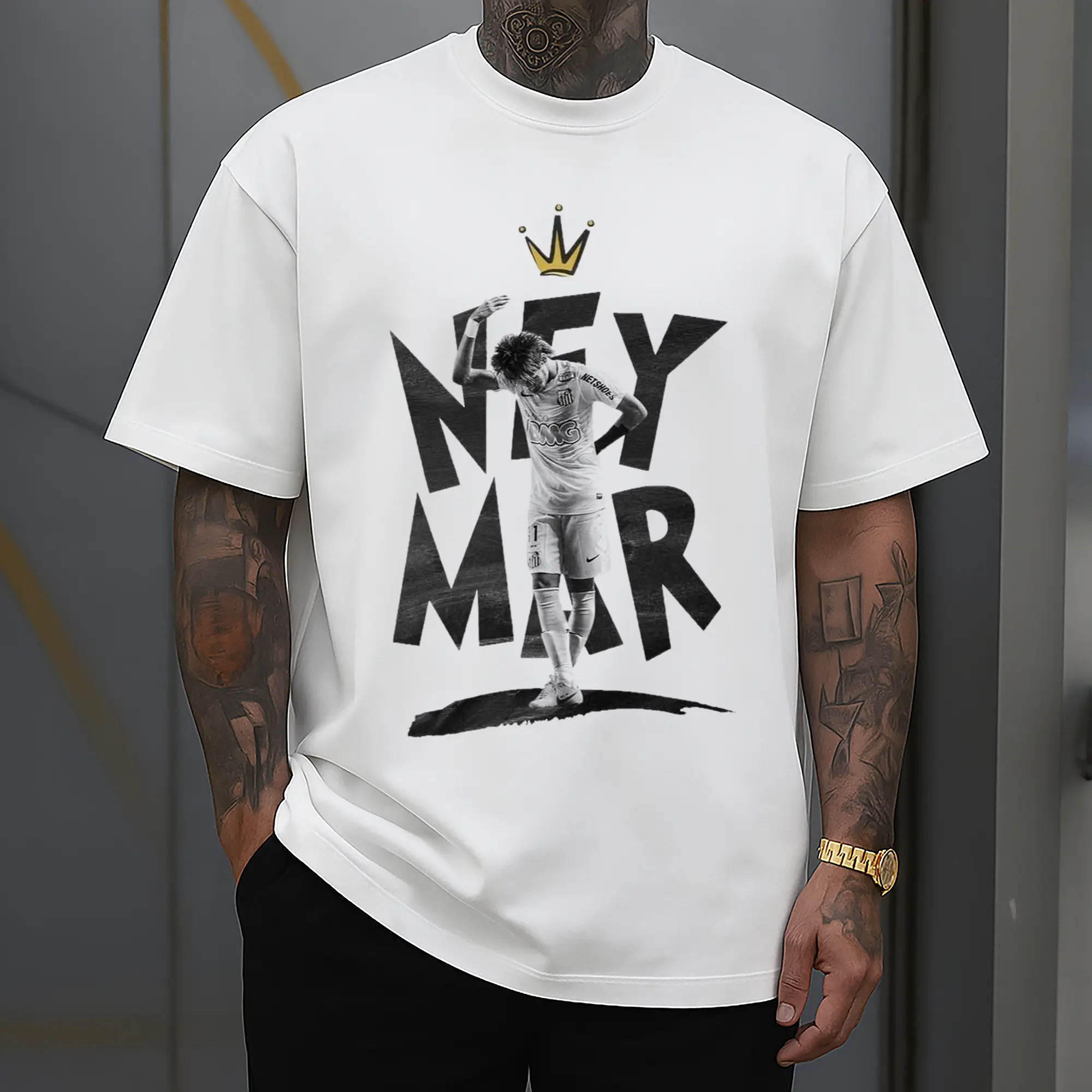 Neymar Santos FC King Style DIY Shirt