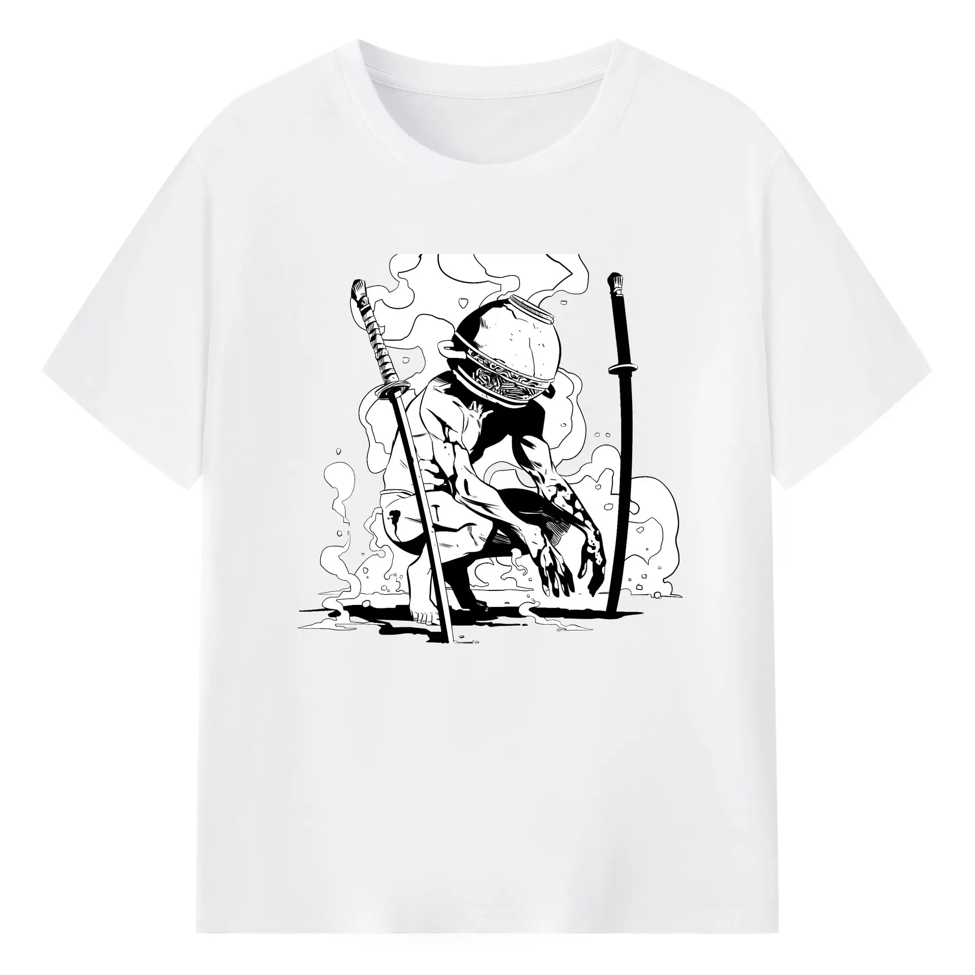 180g Cotton T-Shirt With Front Heat Transfer Print – Soft, Lightweight, Fitted Design – Comfortable Casual Wear For Sports & Everyday Use