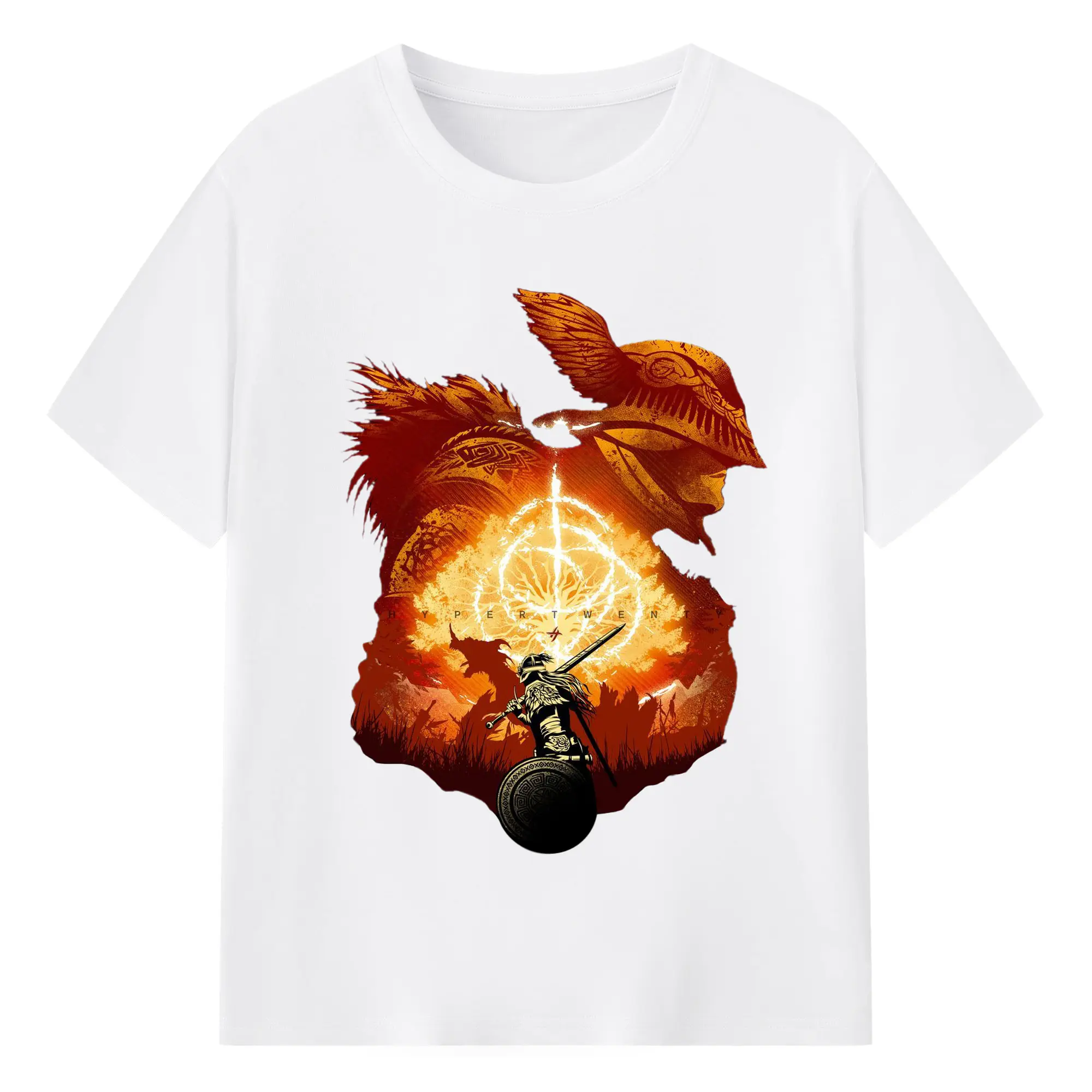 180g Cotton T-Shirt With Front Heat Transfer Print – Soft, Lightweight, Fitted Design – Comfortable Casual Wear For Sports & Everyday Use