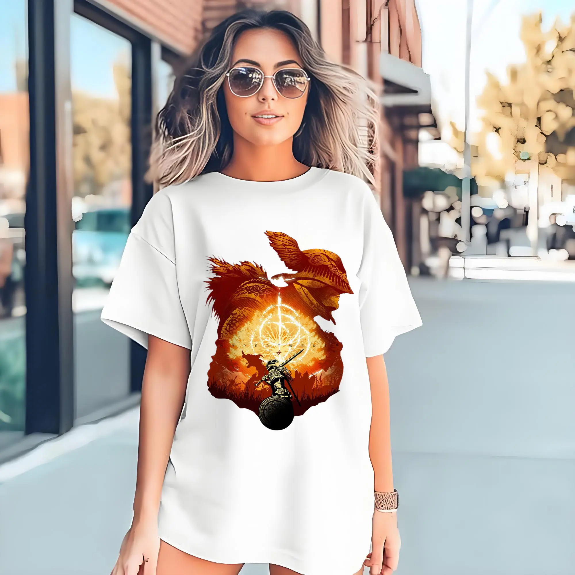 180g Cotton T-Shirt With Front Heat Transfer Print – Soft, Lightweight, Fitted Design – Comfortable Casual Wear For Sports & Everyday Use