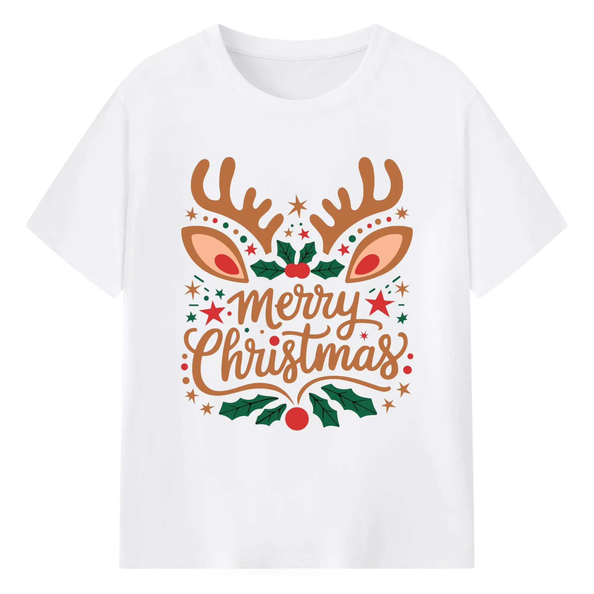 180g Cotton T-Shirt With Front Heat Transfer Print – Soft, Lightweight, Fitted Design – Comfortable Casual Wear For Sports & Everyday Use