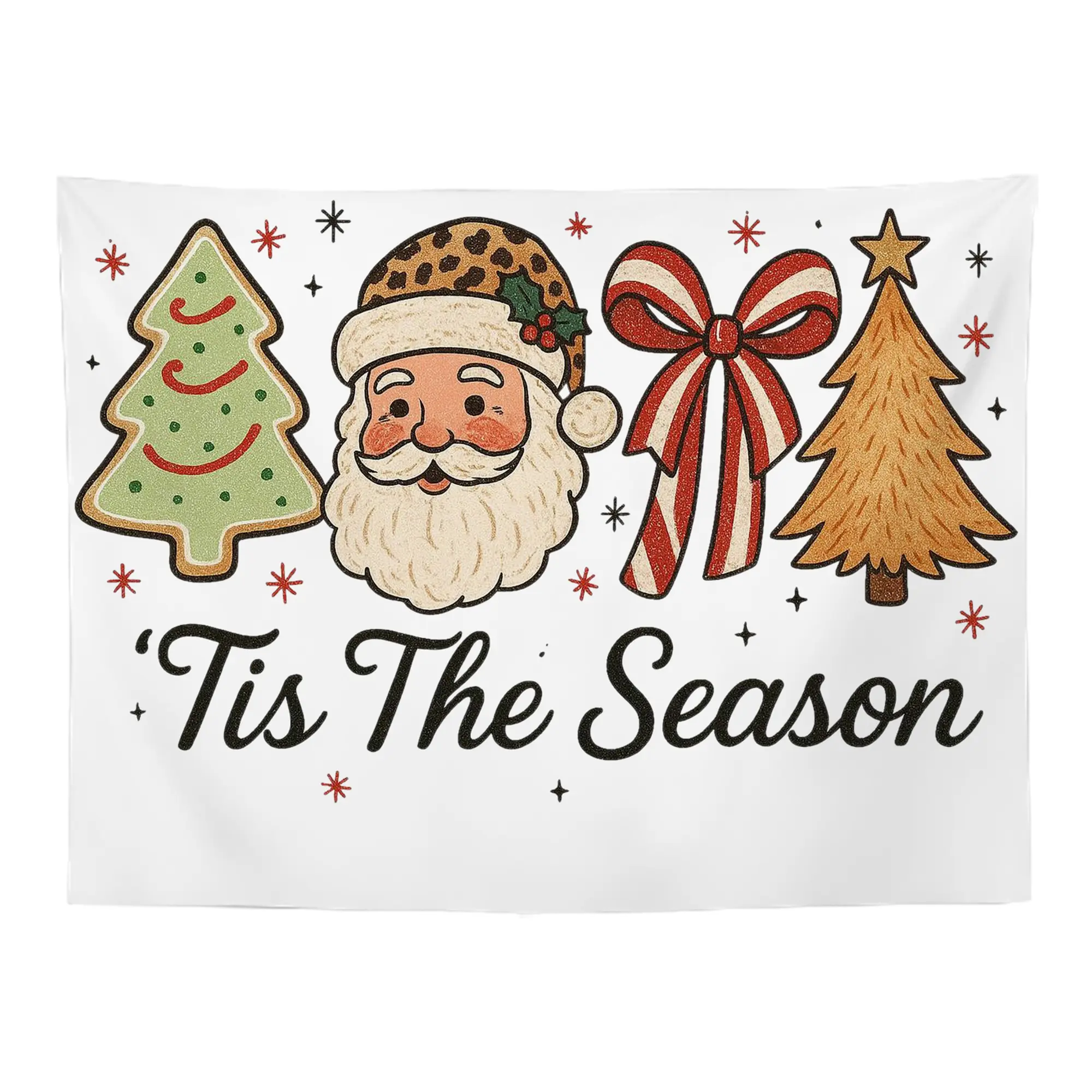 Wall Tapestry For Bedroom Aesthetic – Boho Style Polyester Fabric Wall Hanging With Hooks – 60 X 90 Inch Large Size, Lightweight, Durable, Easy To Hang