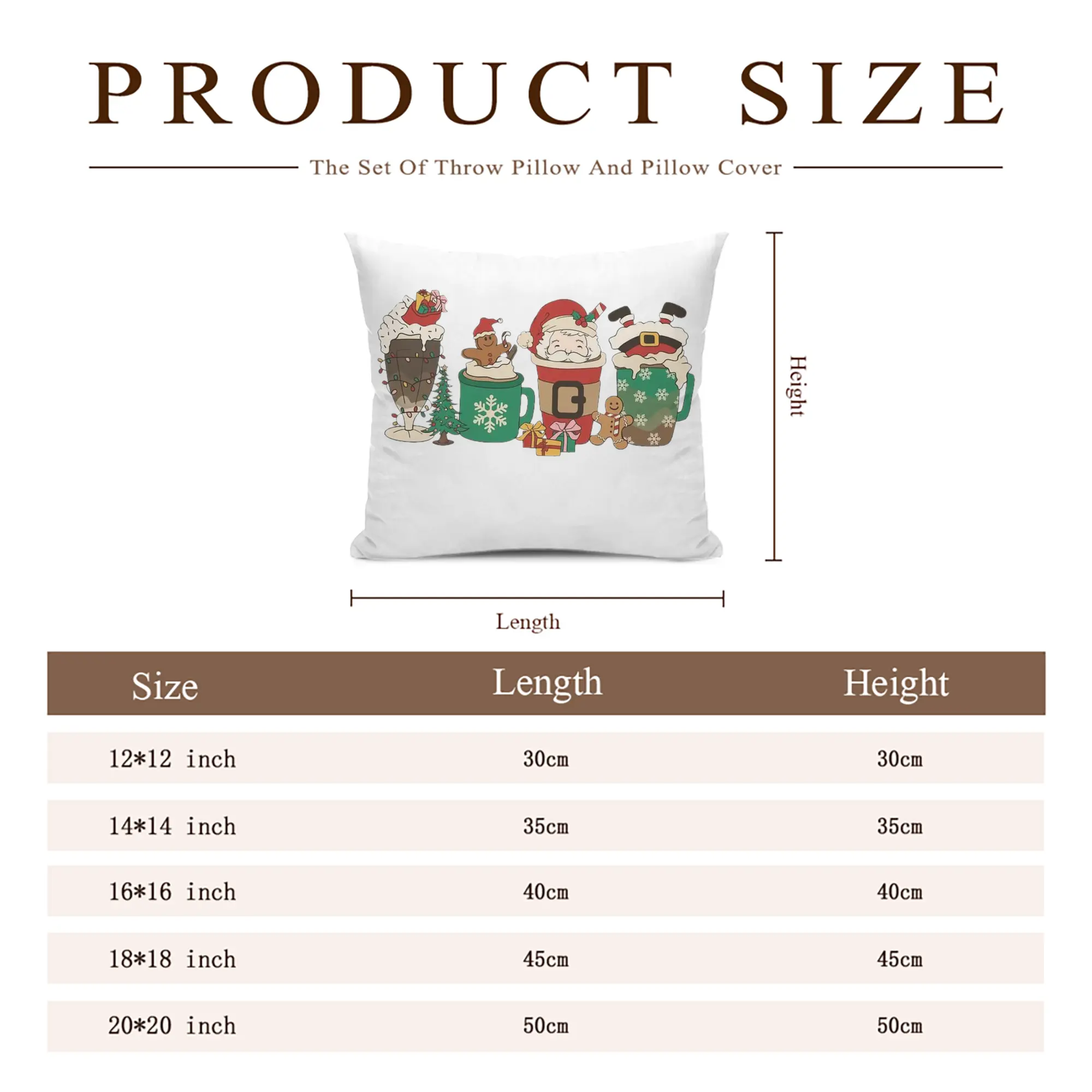 Soft Polyester Pillow Cover With Insert – Double-Sided Design, Invisible Zipper, Durable & Breathable – Easy Care Cushion Set