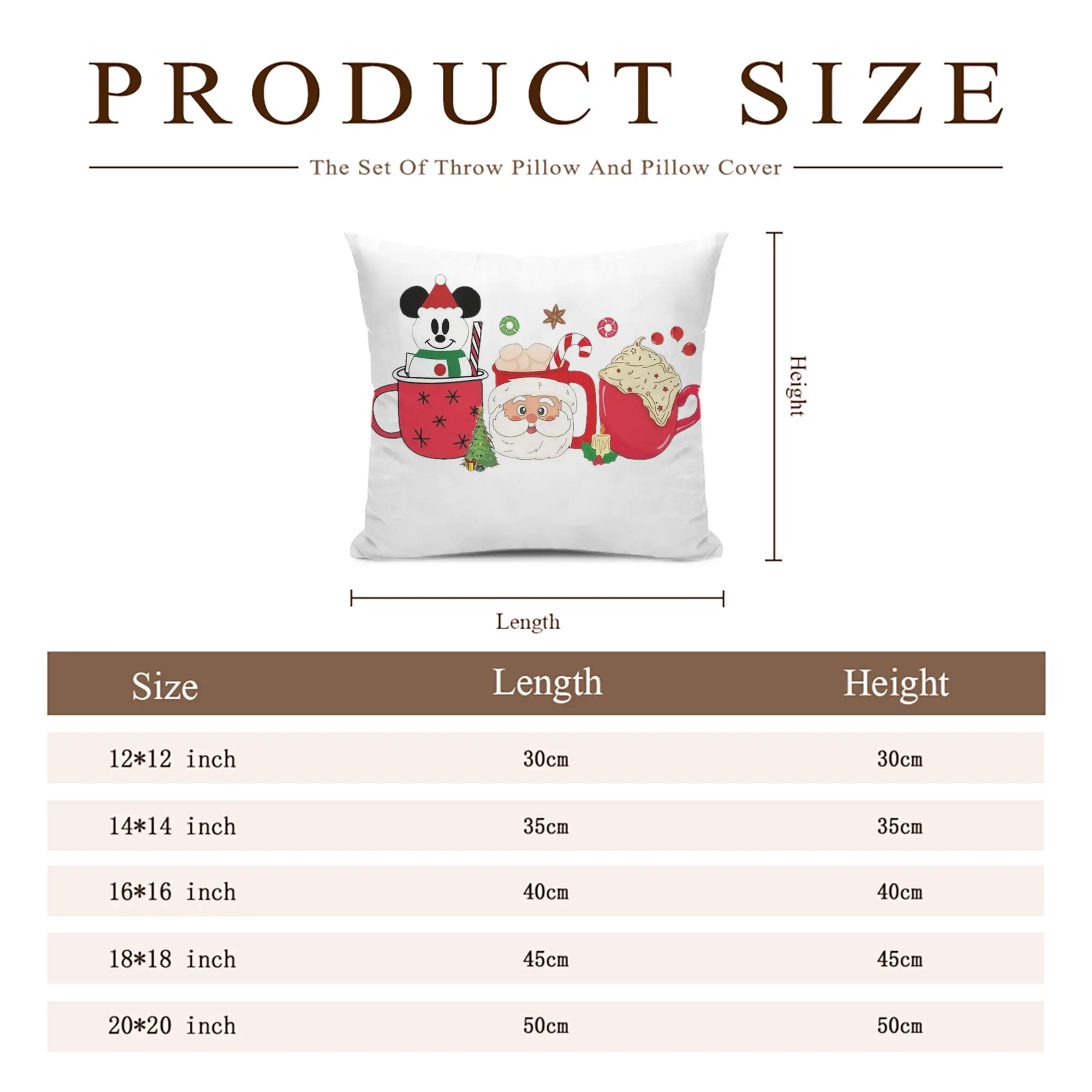 Soft Polyester Pillow Cover With Insert – Double-Sided Design, Invisible Zipper, Durable & Breathable – Easy Care Cushion Set