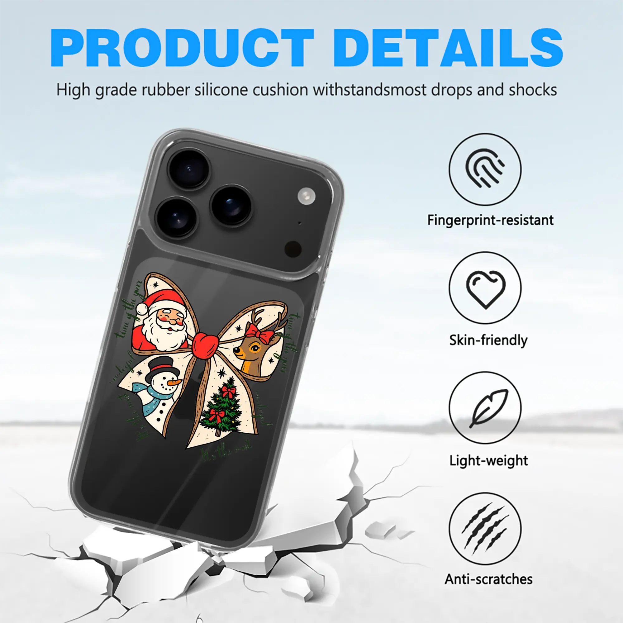 iPhone 17 Series Transparent TPU Case – Slim Shockproof Protective Cover with Precise Fit Protective – Phone Case for iPhone 17/17 Air/17 Pro/17 Pro Max