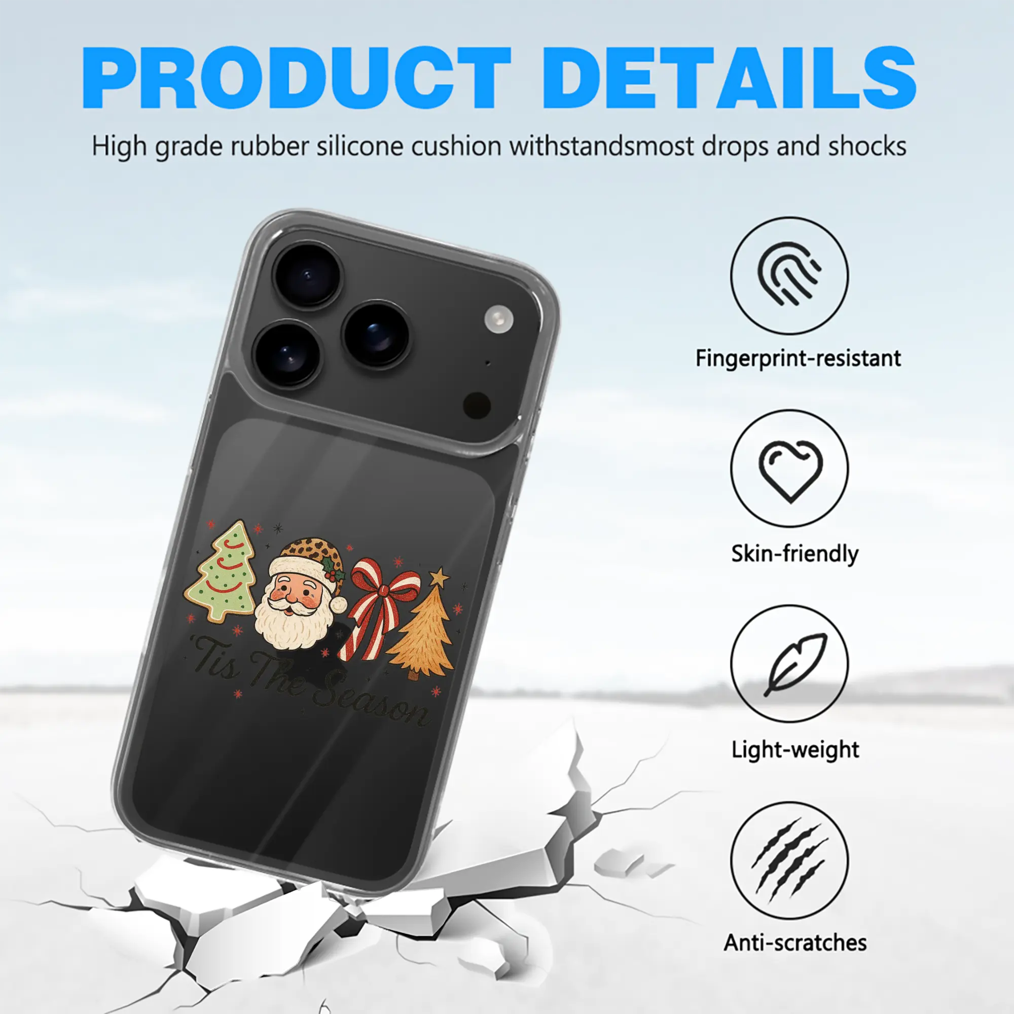 iPhone 17 Series Transparent TPU Case – Slim Shockproof Protective Cover with Precise Fit Protective – Phone Case for iPhone 17/17 Air/17 Pro/17 Pro Max