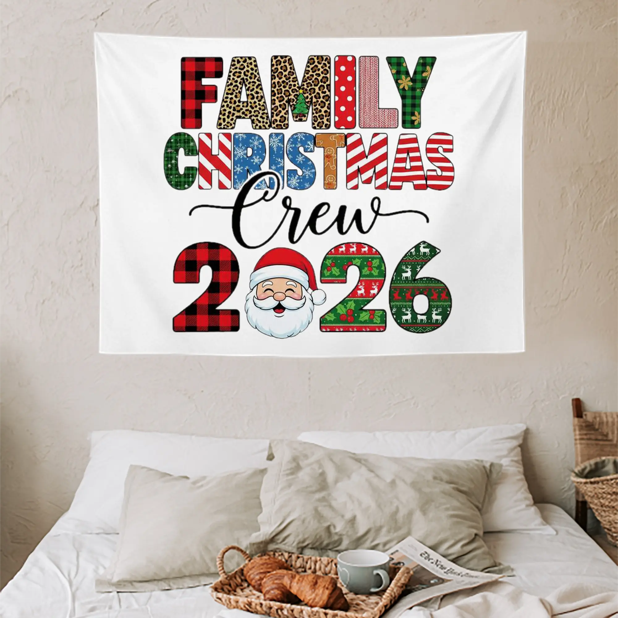 Wall Tapestry For Bedroom Aesthetic – Boho Style Polyester Fabric Wall Hanging With Hooks – 60 X 90 Inch Large Size, Lightweight, Durable, Easy To Hang