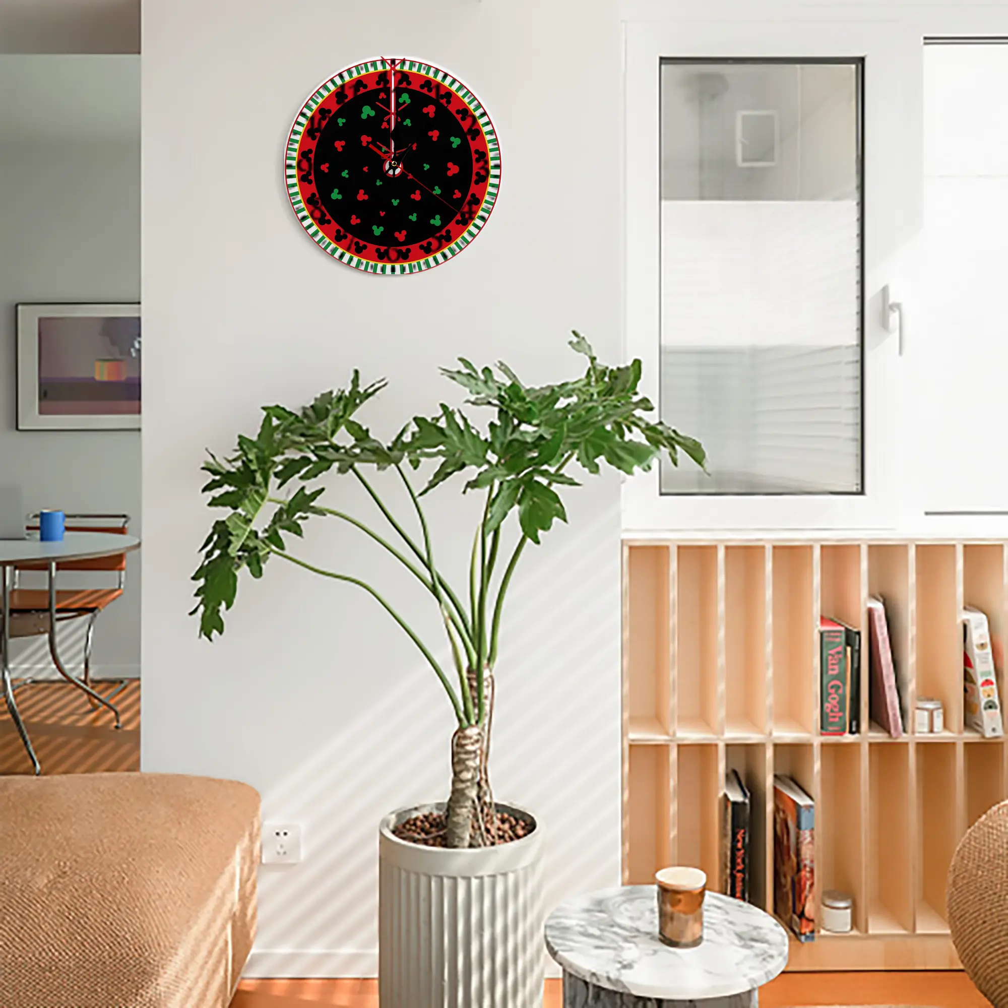 Silent Round Wall Clock – Modern & Stylish DIY Design, Durable Wood Construction, Easy To Install – Perfect For Office, Bedroom, Living Room, And More