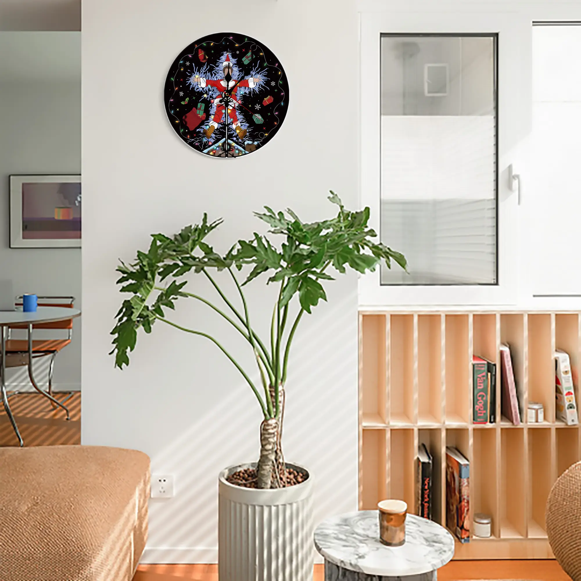 Silent Round Wall Clock – Modern & Stylish DIY Design, Durable Wood Construction, Easy To Install – Perfect For Office, Bedroom, Living Room, And More