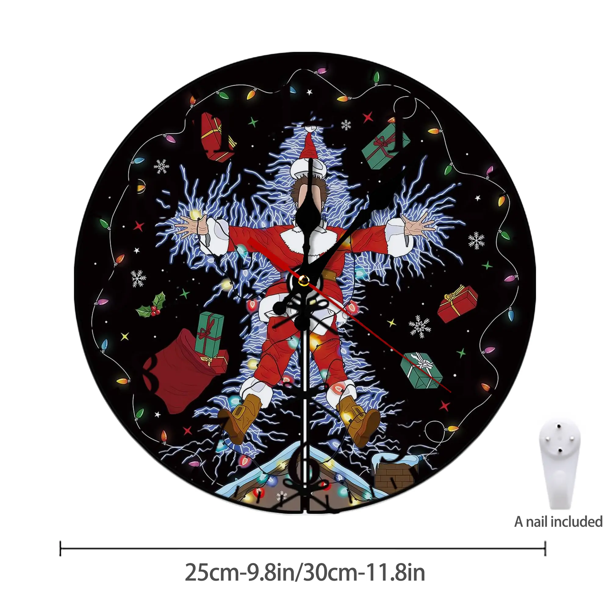 Silent Round Wall Clock – Modern & Stylish DIY Design, Durable Wood Construction, Easy To Install – Perfect For Office, Bedroom, Living Room, And More