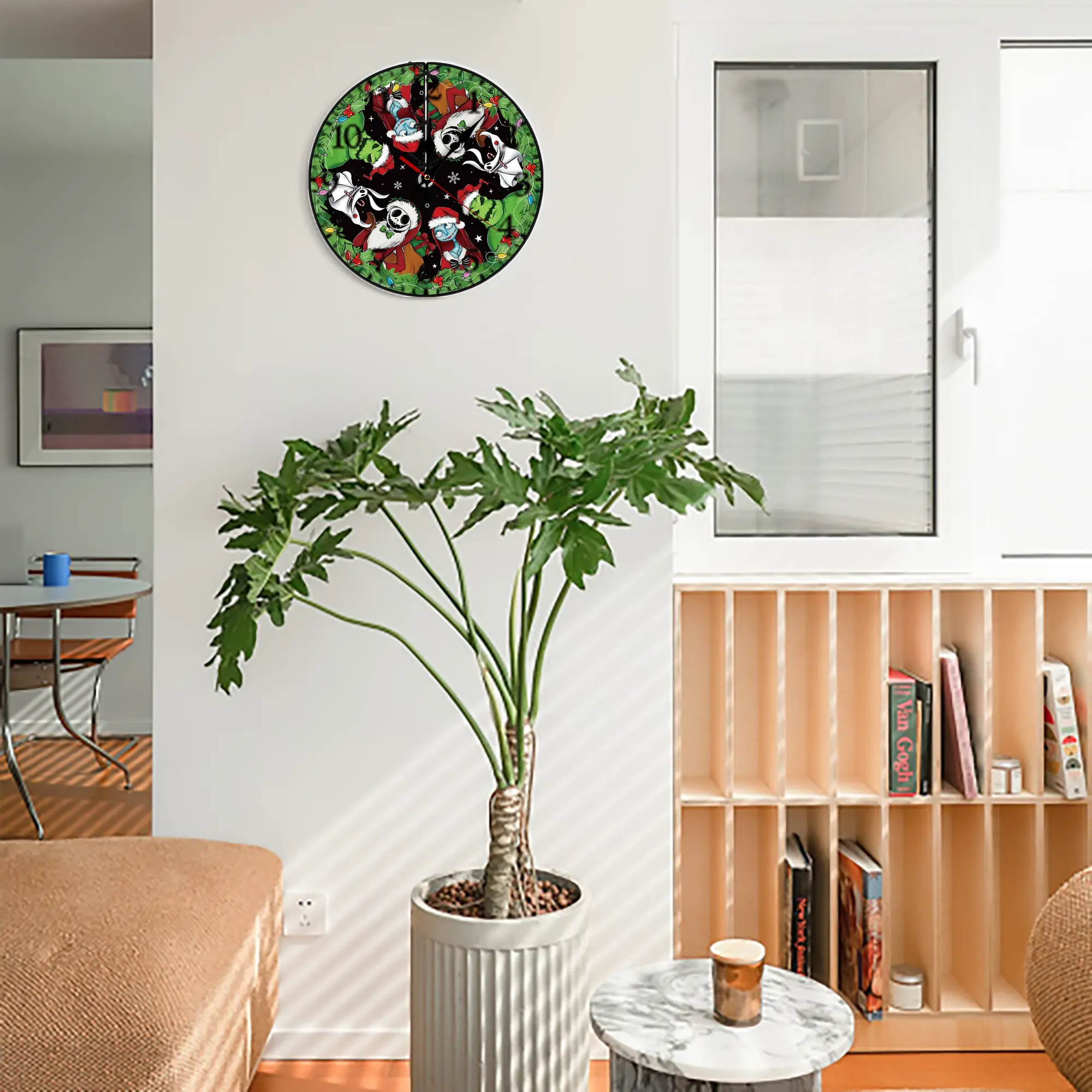 Silent Round Wall Clock – Modern & Stylish DIY Design, Durable Wood Construction, Easy To Install – Perfect For Office, Bedroom, Living Room, And More