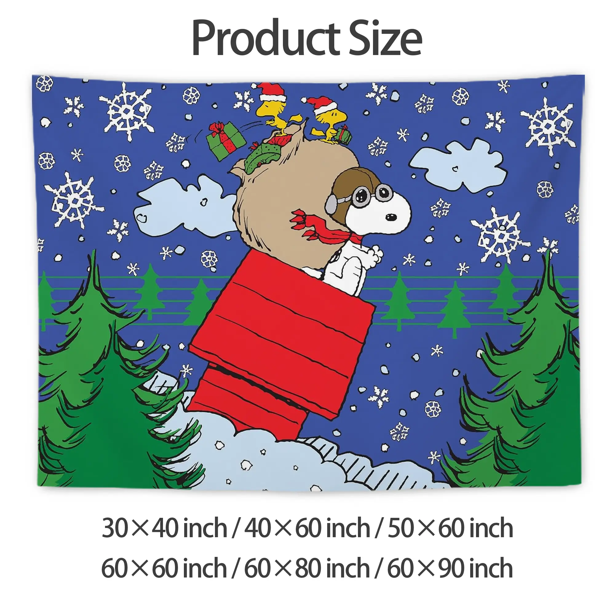 Wall Tapestry For Bedroom Aesthetic – Boho Style Polyester Fabric Wall Hanging With Hooks – 60 X 90 Inch Large Size, Lightweight, Durable, Easy To Hang