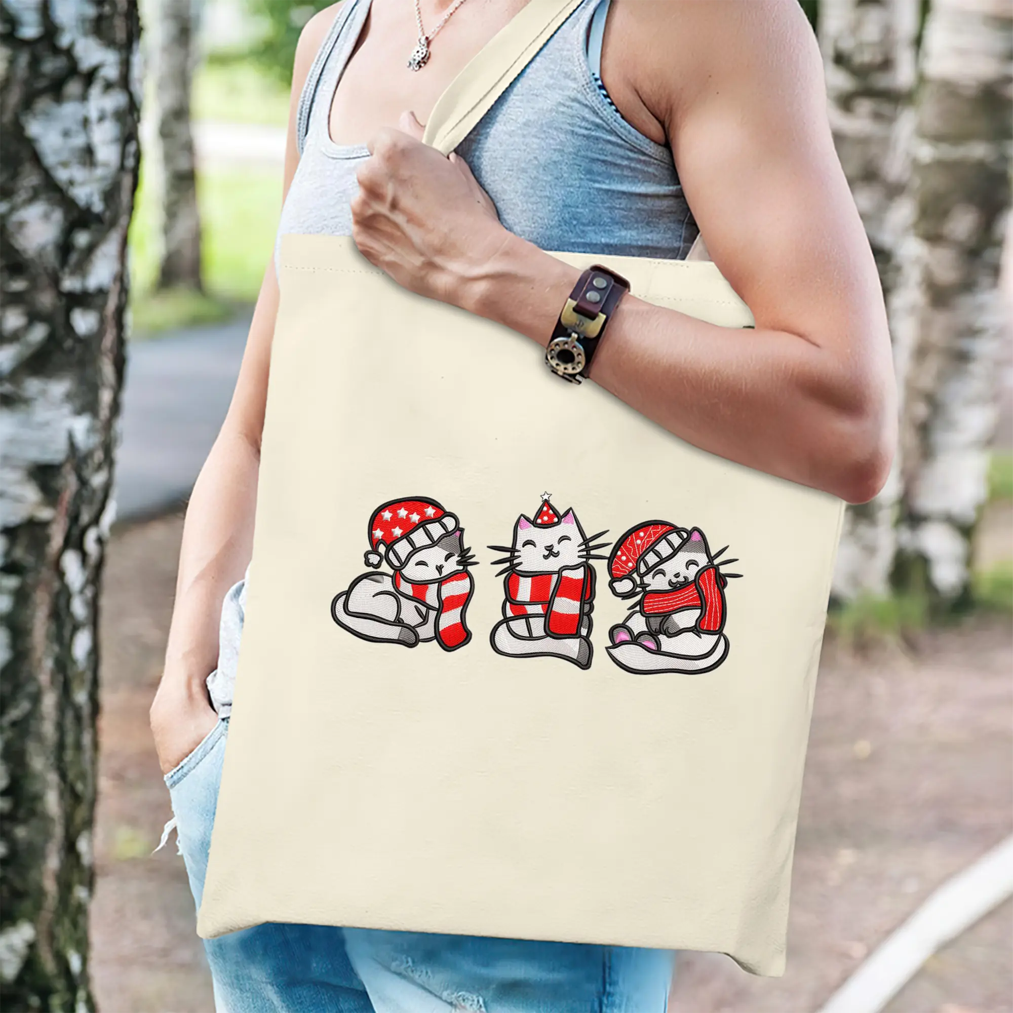 Heavy-Duty 12oz Canvas Tote Bag — Large Capacity Reusable Shopping & Travel Bag with Heat-Transfer Print, Wide Reinforced Handles (80% Polyester, 20% Cotton)